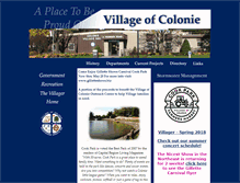 Tablet Screenshot of colonievillage.org